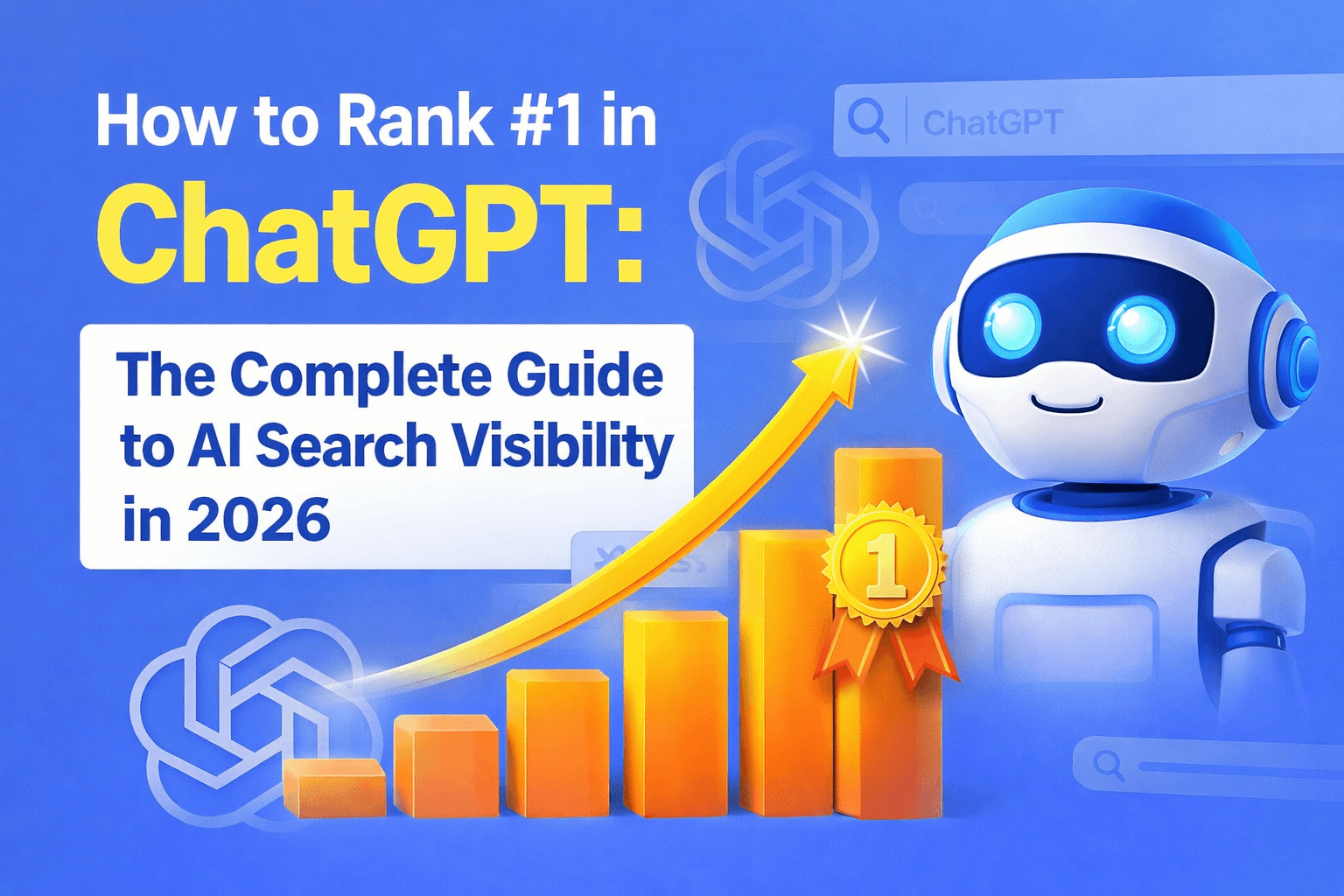 How to Rank #1 in ChatGPT: The Complete Guide to AI Search Visibility in 2026