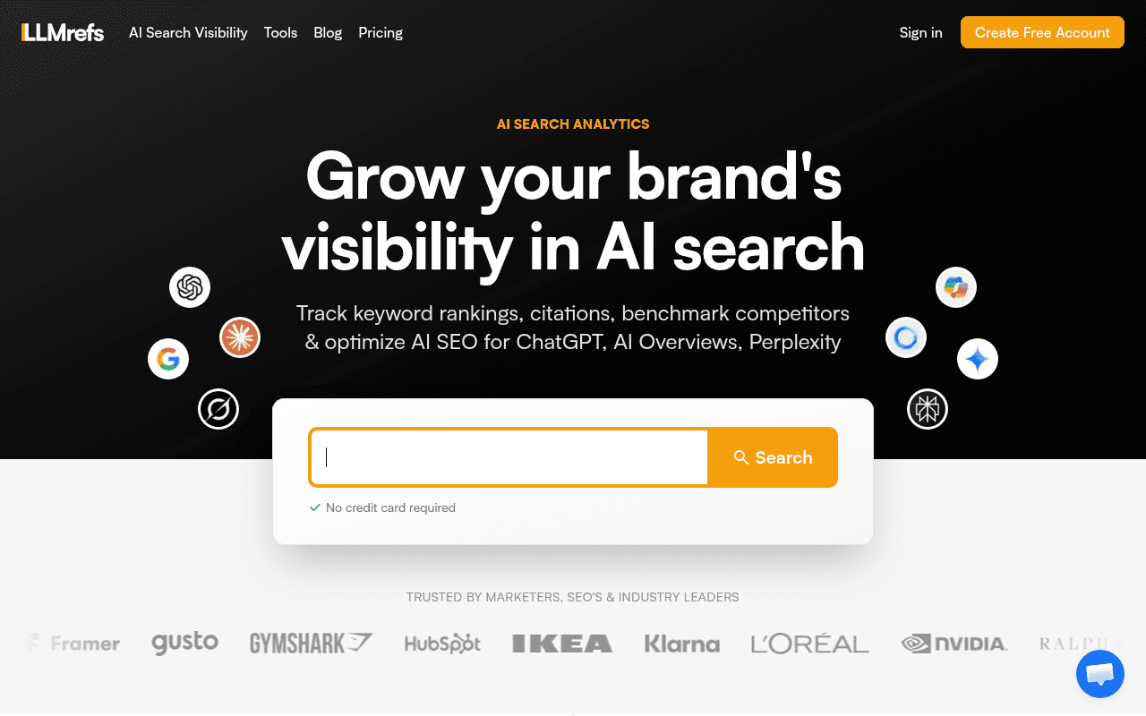 LLMrefs — generative AI search analytics and LLM SEO tracker