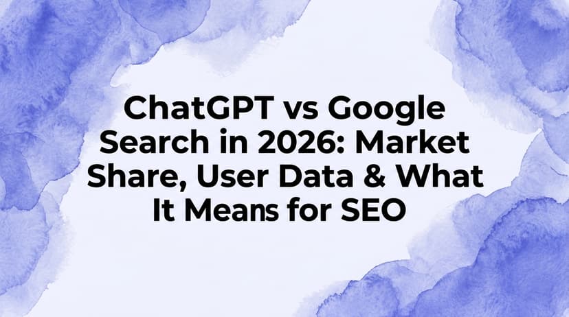 ChatGPT vs Google Search in 2026: Market Share, Query Volume, and Conversion Data
