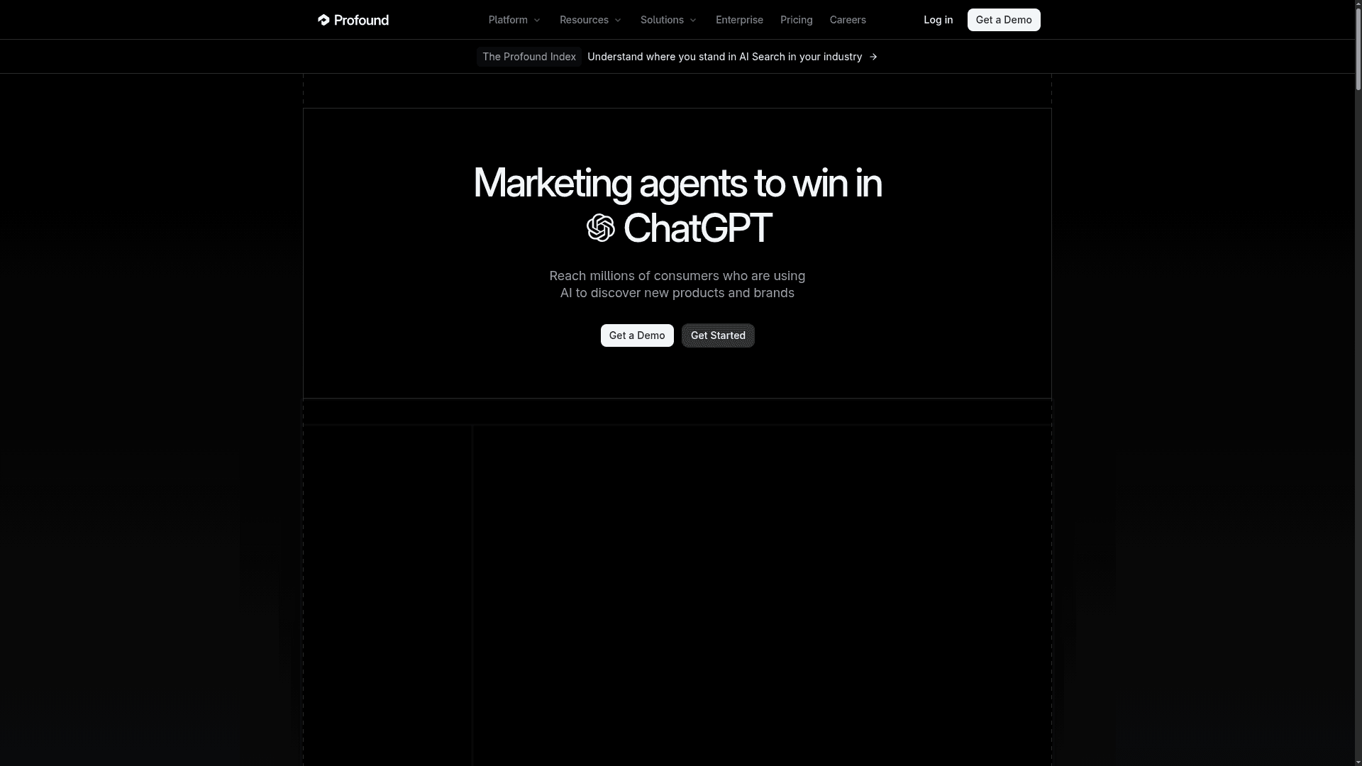 Profound AI Answer Engine Optimization platform tracking sentiment across ChatGPT, Claude, Gemini, Perplexity and 7 more engines