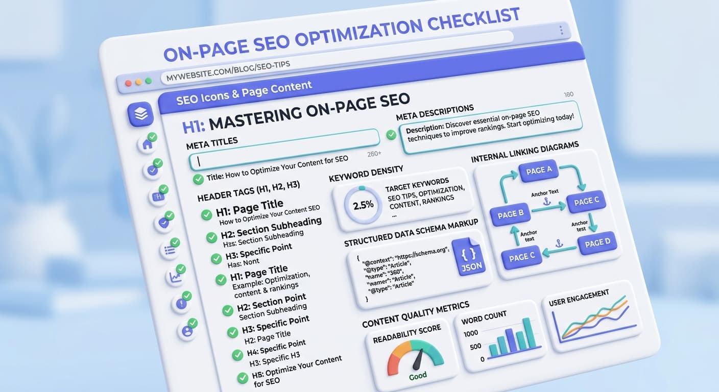 On-page SEO optimization checklist
