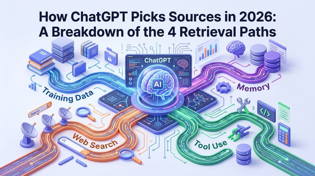 How ChatGPT Picks Sources in 2026: A Breakdown of the 4 Retrieval Paths