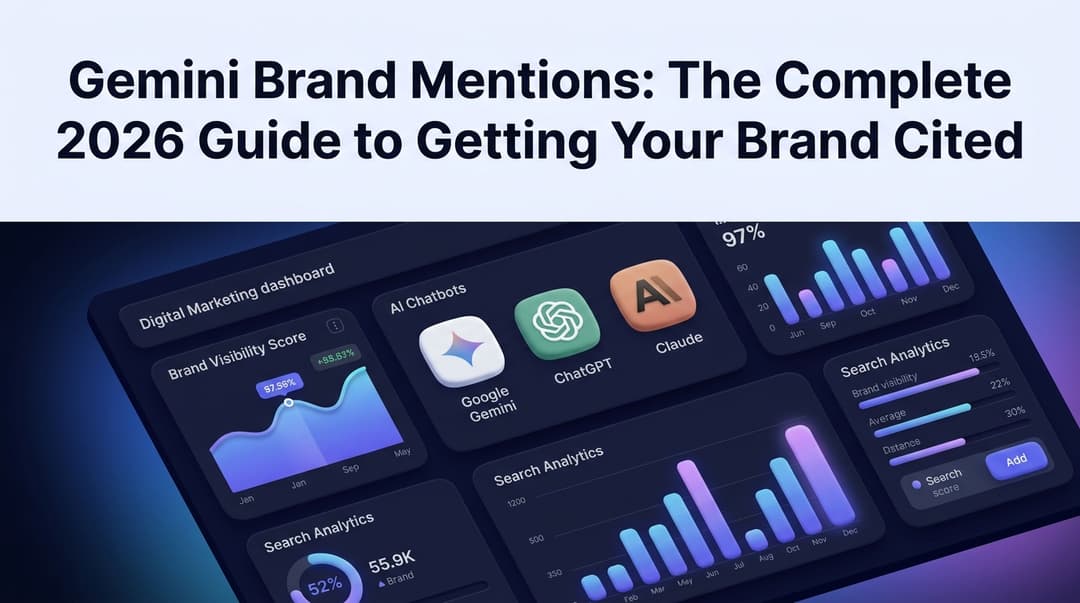 Gemini Brand Mentions: The Complete 2026 Guide to Getting Your Brand Cited
