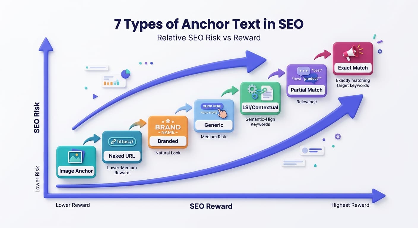 The 7 types of anchor text in SEO — from exact match to image anchors