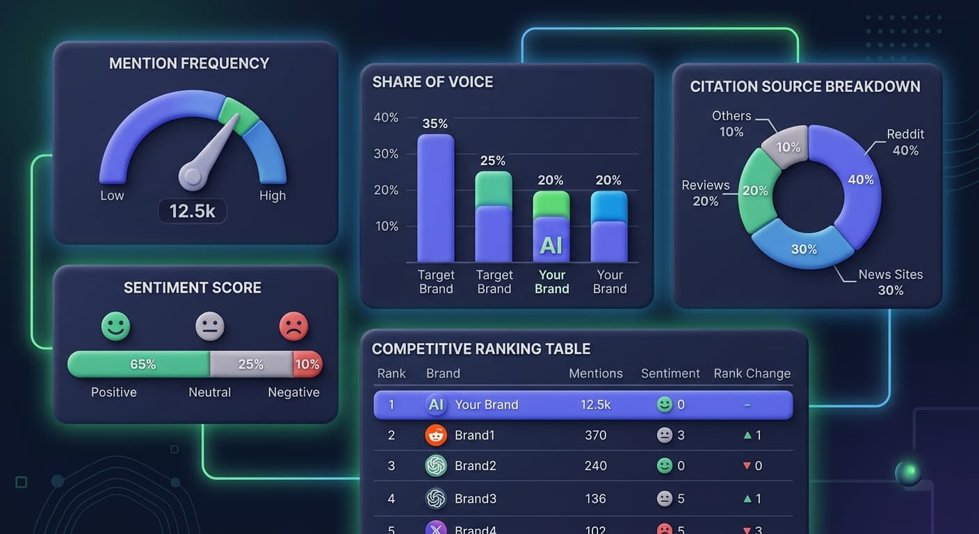 AI Brand Mention Tracking Key Metrics