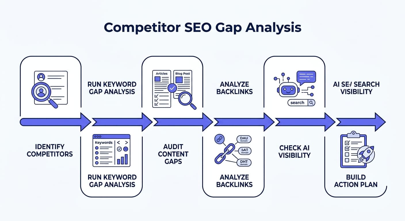 Competitor SEO Gap Analysis Process