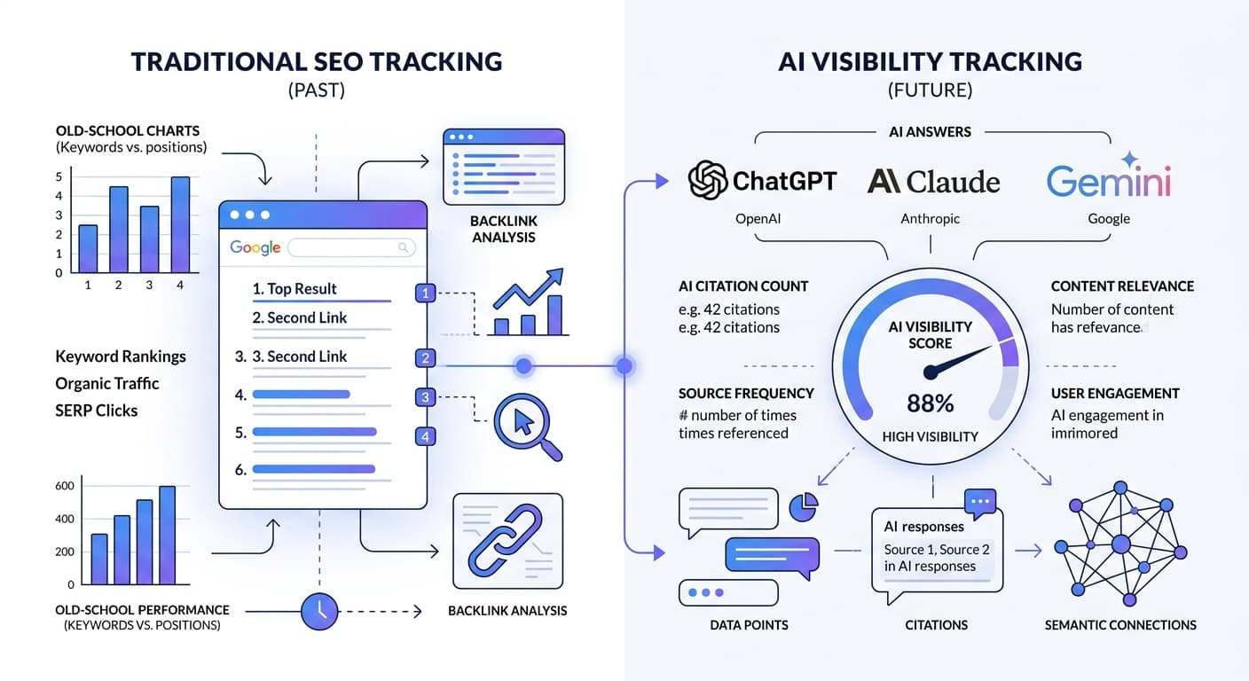 From traditional SEO to AI visibility tracking