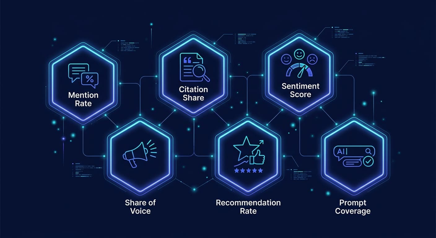 The 6 Core AI Visibility Metrics