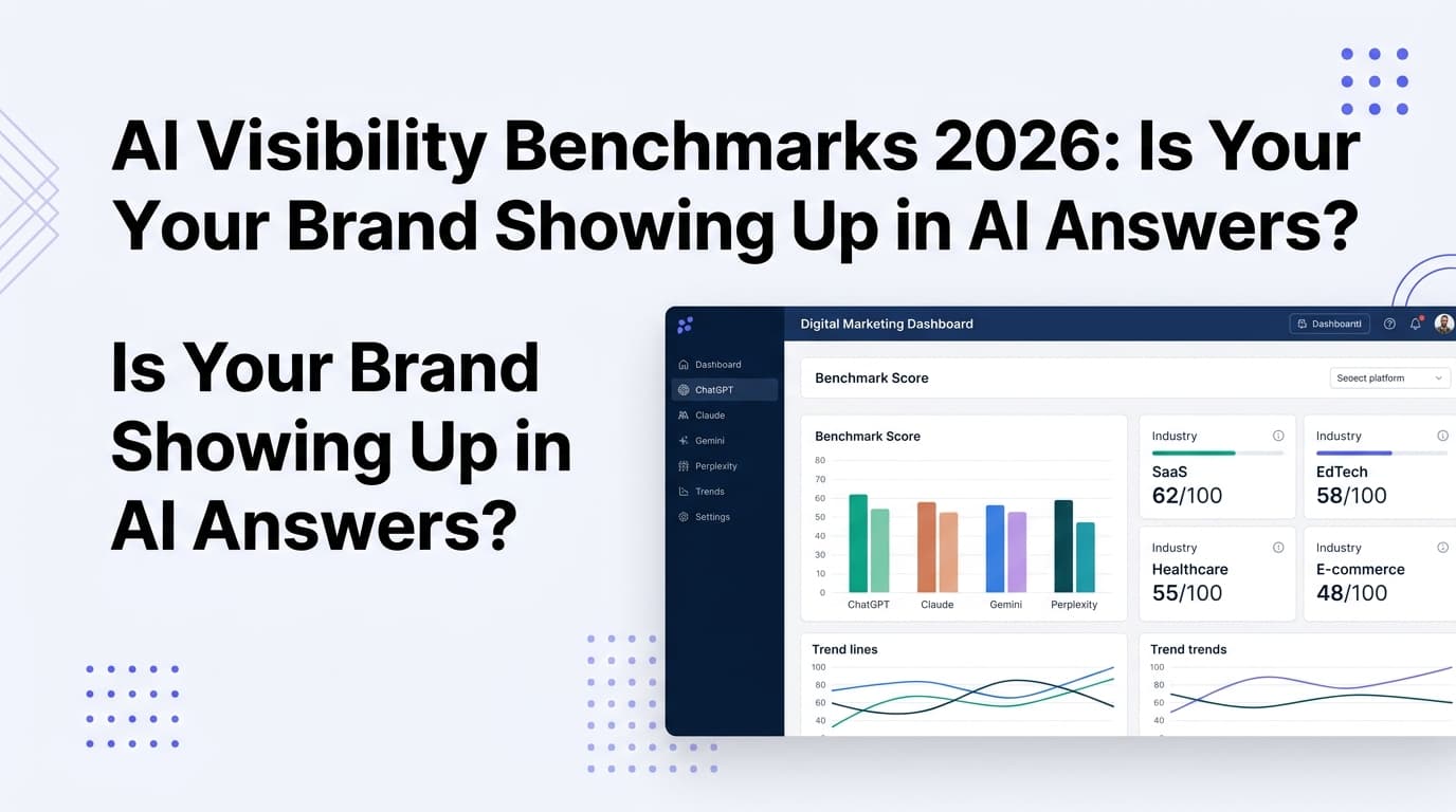 AI Visibility Benchmarks 2026: Is Your Brand Showing Up in AI Answers?