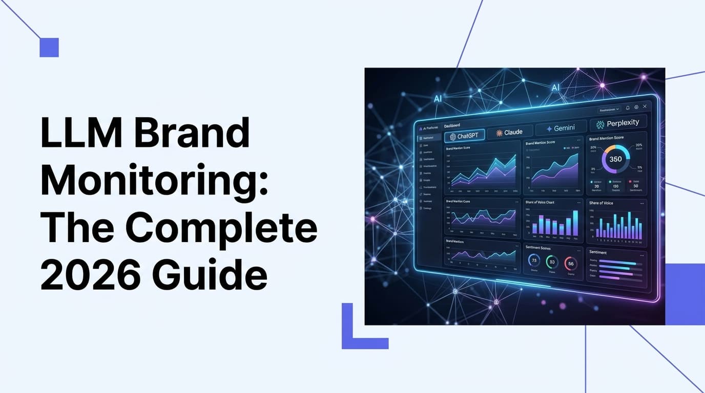LLM Brand Monitoring: The Complete 2026 Guide to Tracking Your Brand in AI Search
