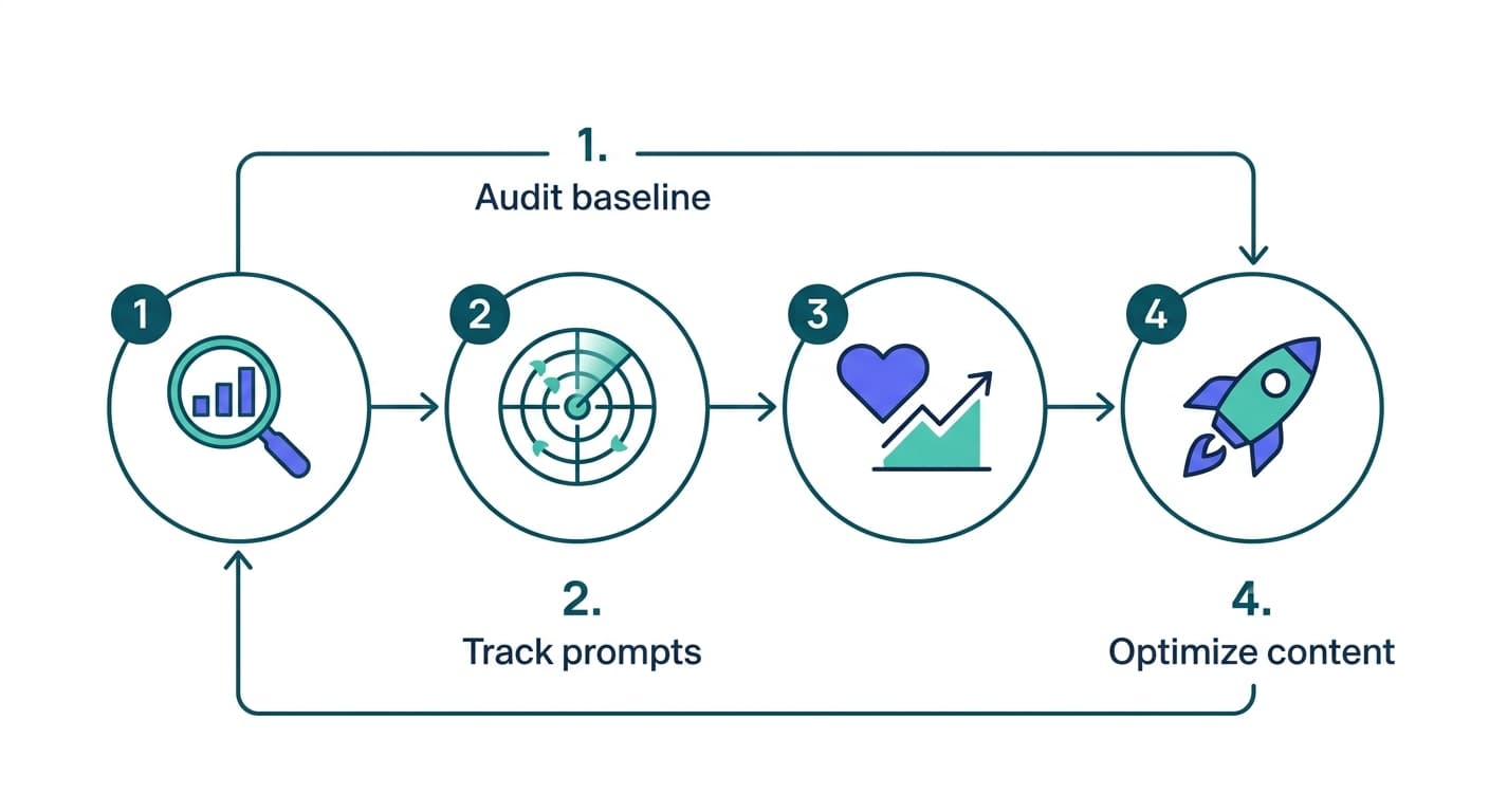LLM Brand Monitoring Strategy Workflow