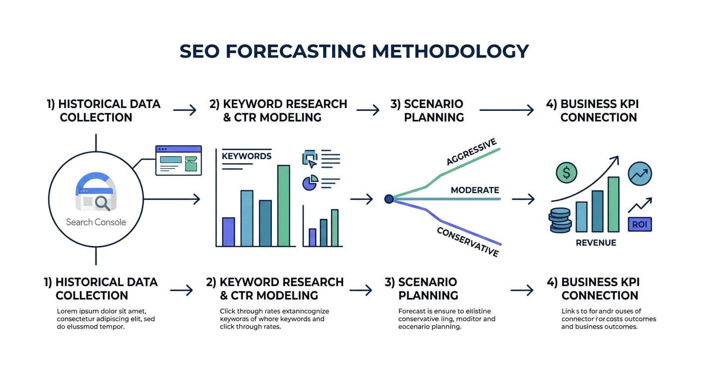 SEO Forecasting Methodology Diagram