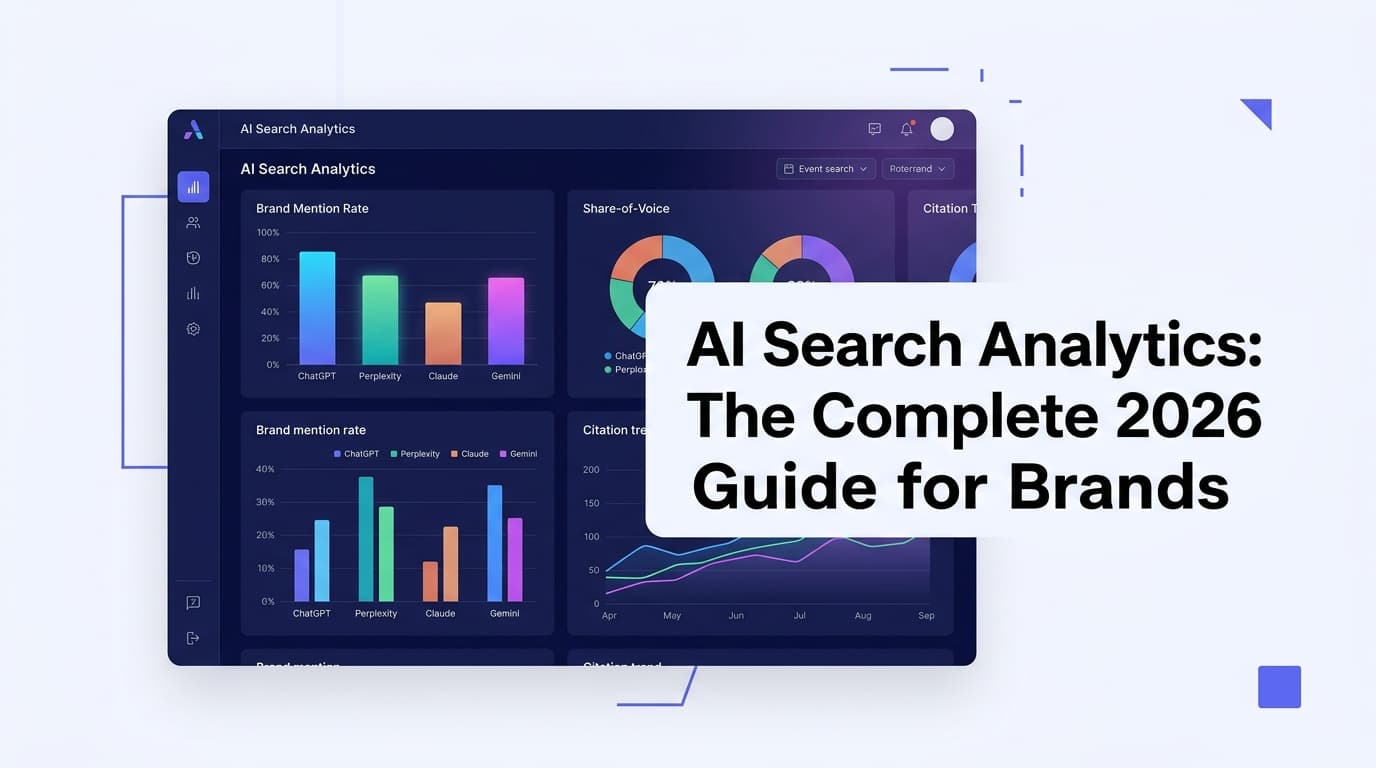 AI Search Analytics: The Complete 2026 Guide for Brands