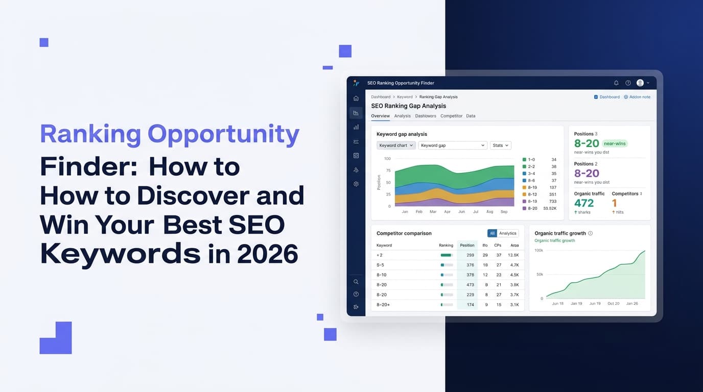 Ranking Opportunity Finder: How to Discover and Win Your Best SEO Keywords in 2026