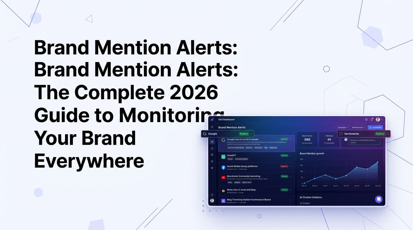 Brand Mention Alerts: The Complete 2026 Guide to Monitoring Your Brand Everywhere