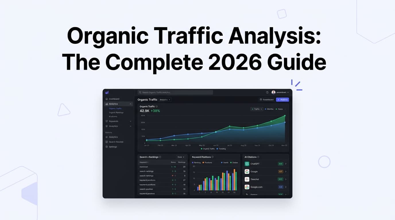 Organic Traffic Analysis: The Complete 2026 Guide