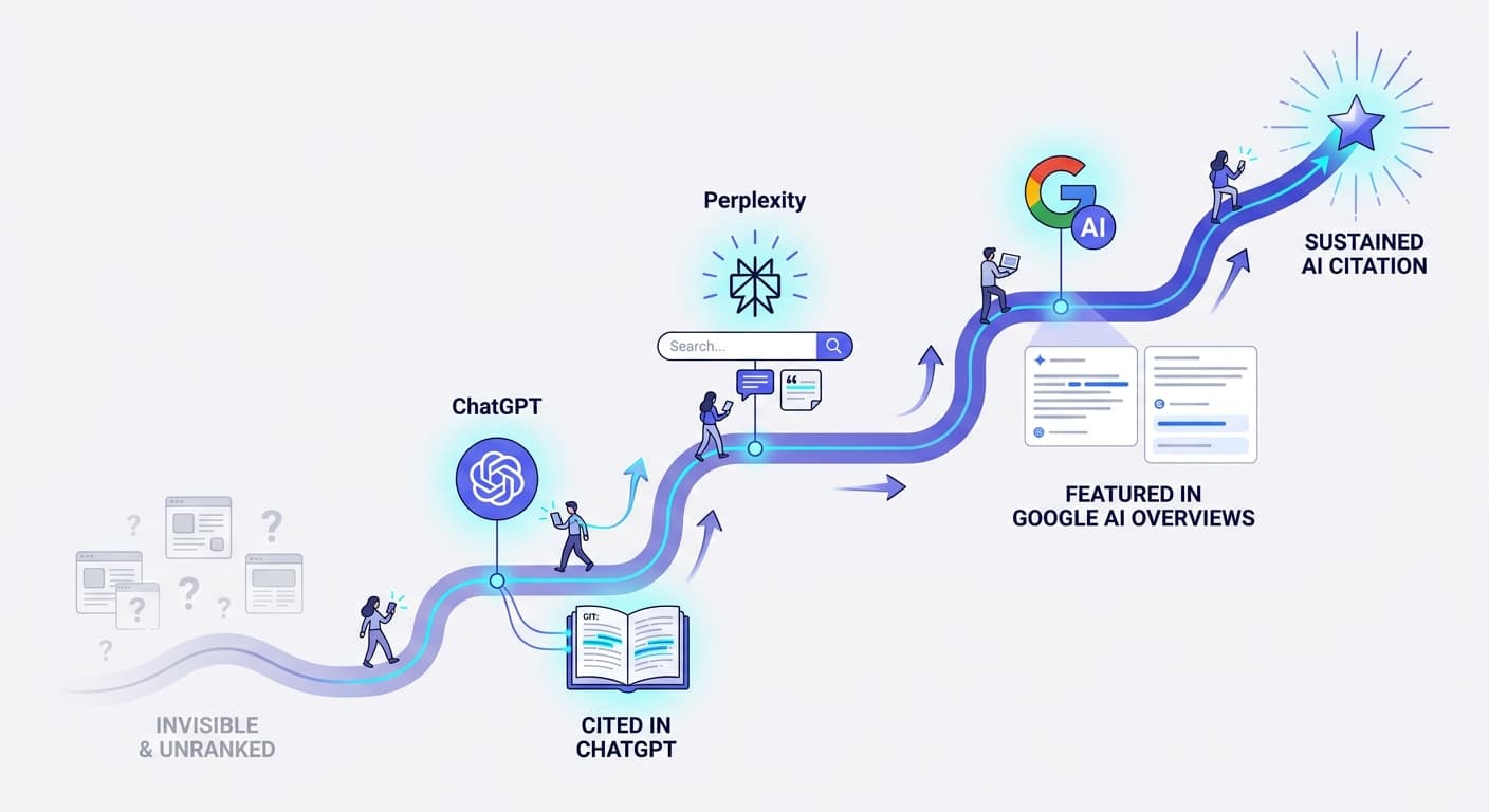 From invisible to cited across AI search engines