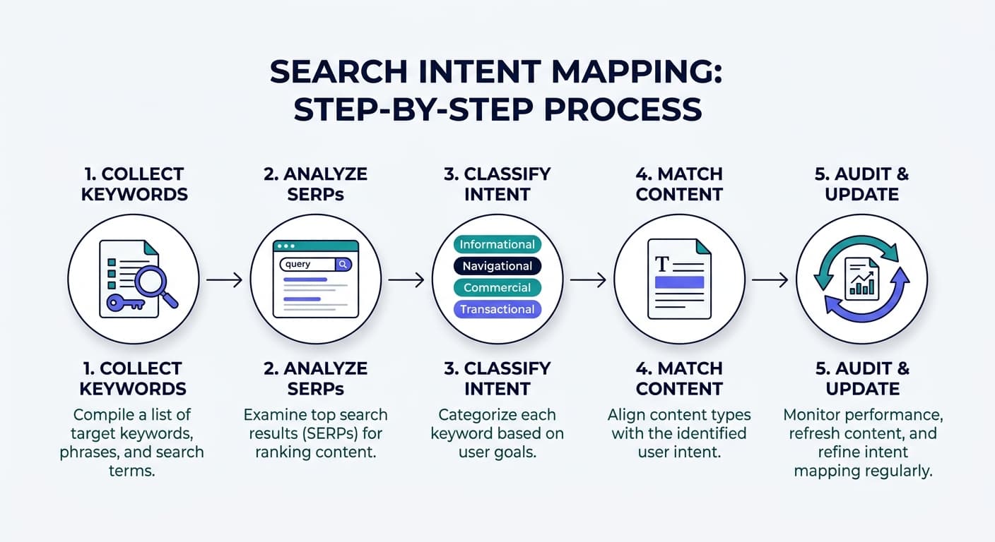 The 5-step search intent mapping process