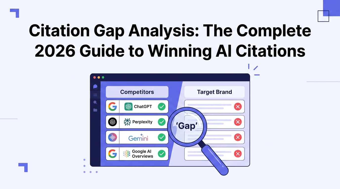 Citation Gap Analysis: The Complete 2026 Guide to Winning AI Citations