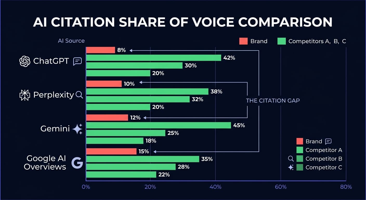 Content optimization for AI citations — before and after