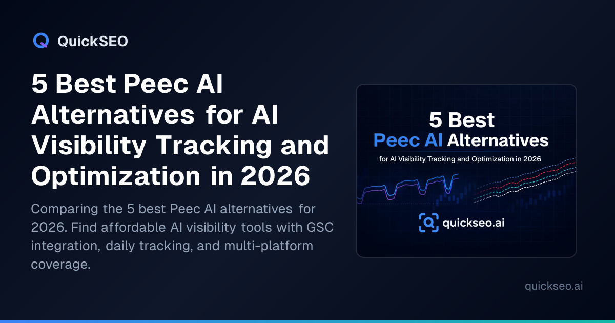 5 Best Peec AI Alternatives for AI Visibility Tracking and Optimization ...