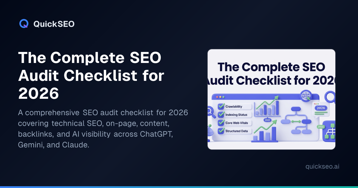 The Complete SEO Audit Checklist for 2026